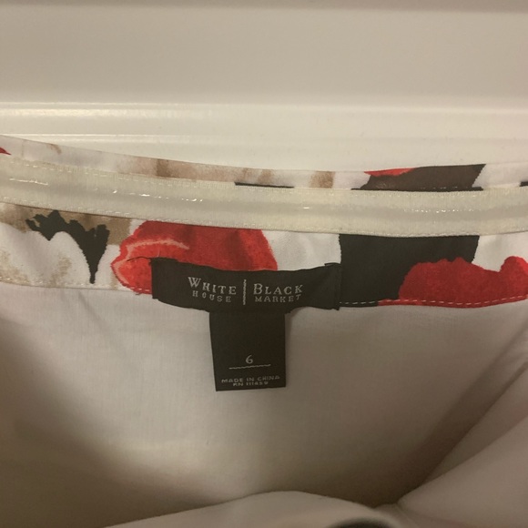 WHBM Strapless Floral Dress - Picture 2 of 3